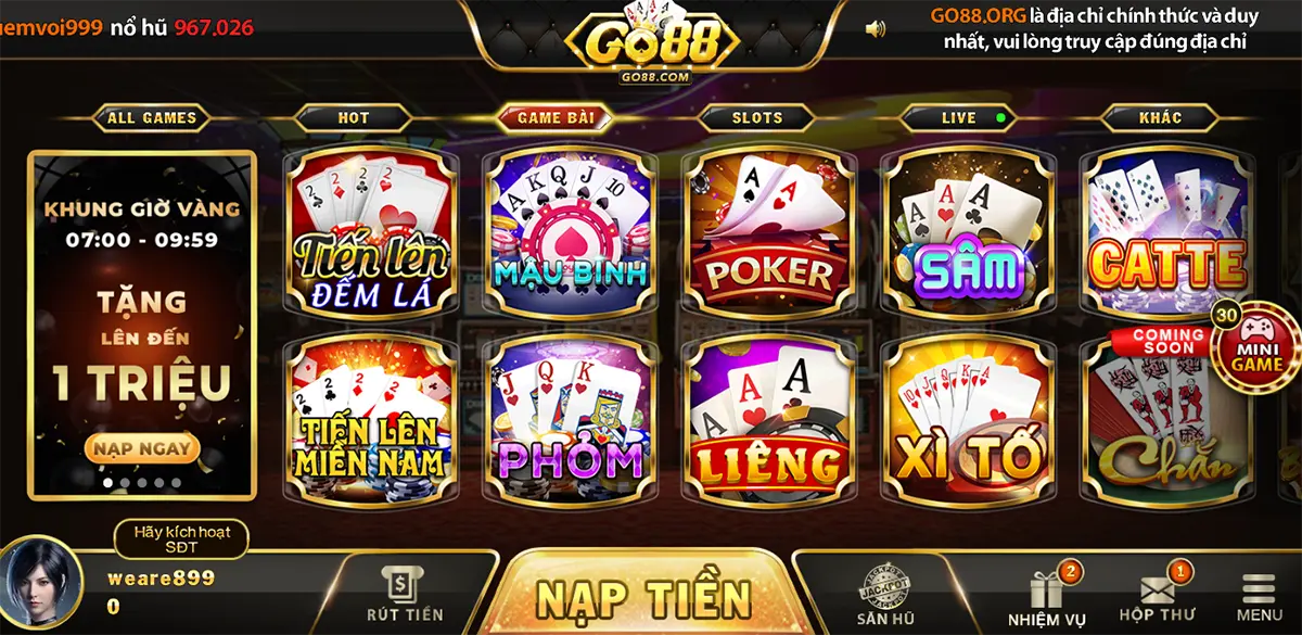 Đôi nét về game bài Phỏm cực hot của Go88 

