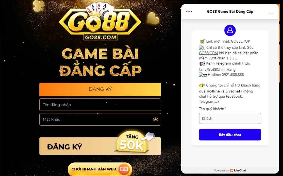 Liên hệ go 88 rất tiện lợi và nhanh chóng không tốn thời gian