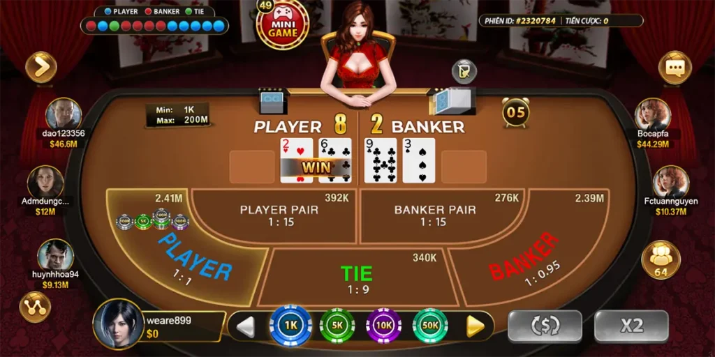 Các bước cược Baccarat Go88 đơn giản, nhanh chóng