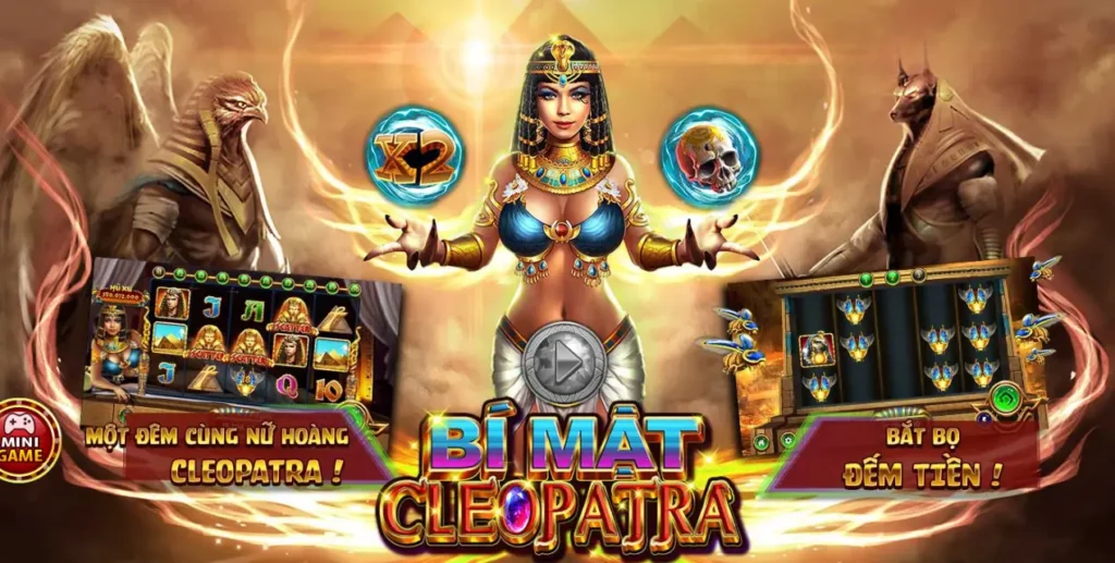 Cách chơi slot game bí mật Cleopatra chi tiết