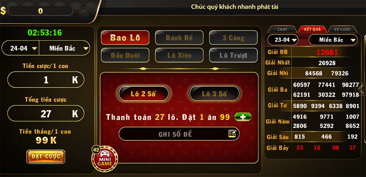 Tham gia ngay hình thức lô xiên siêu hấp dẫn khi tai Go88