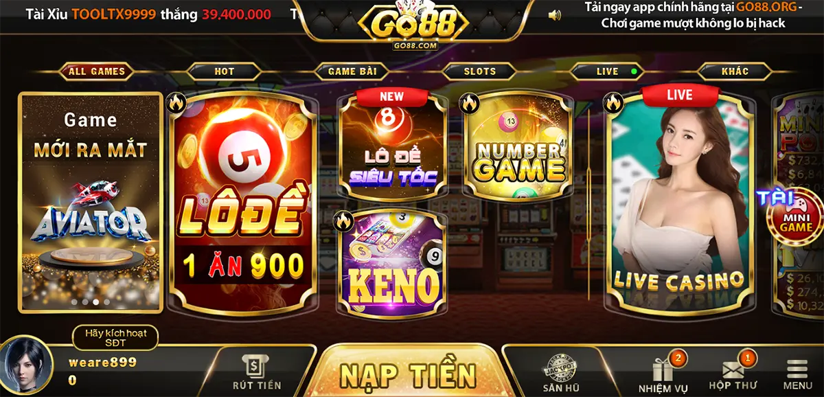 Kinh nghiệm nhỏ chiến thắng lớn tại Number game của Go88 