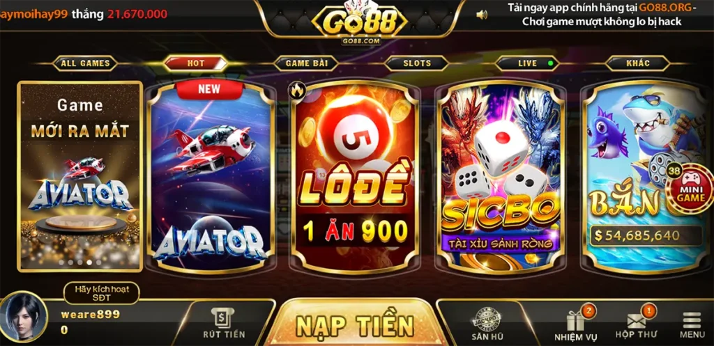 App Game tài xỉu cực uy tín cho người đam mê cá cược online