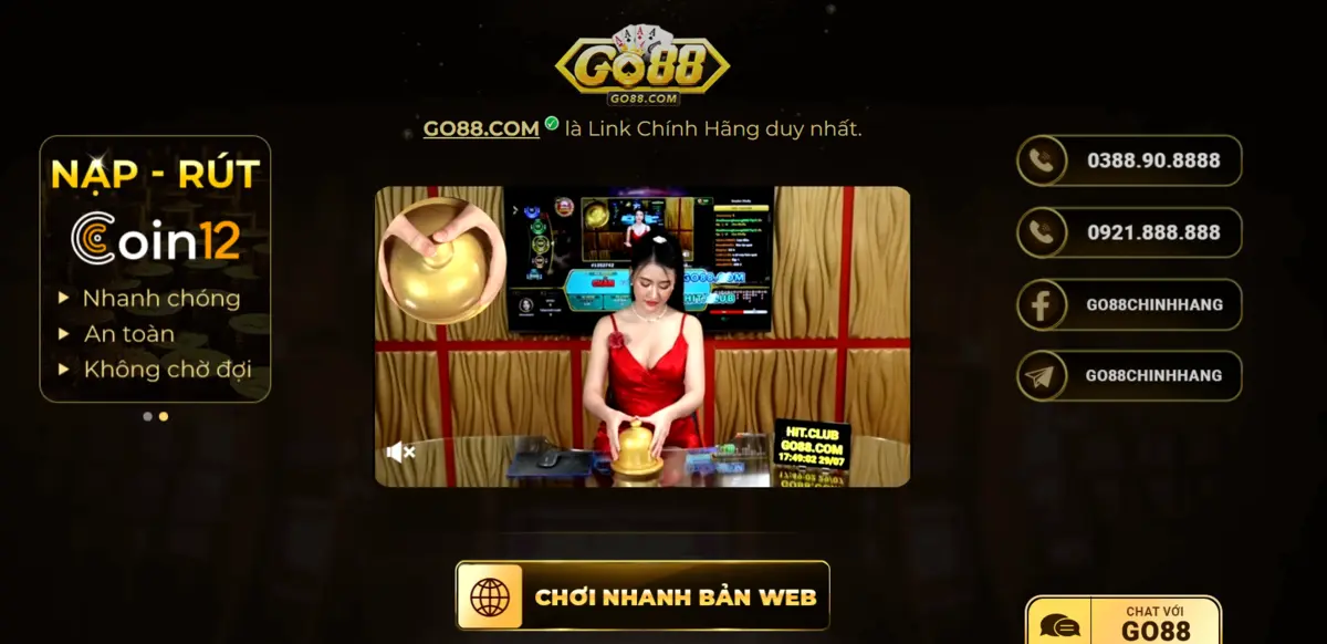 Go88 mang đến cho người chơi những trải nghiệm hấp dẫn