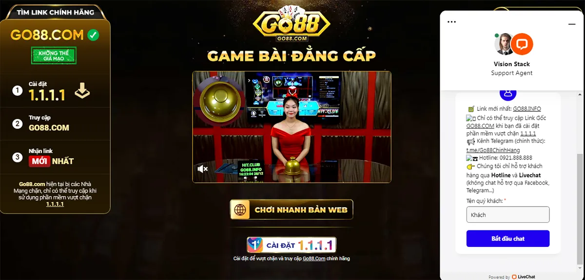 Game bài Go88 - Hỗ trợ người chơi nhiệt tình 24/24