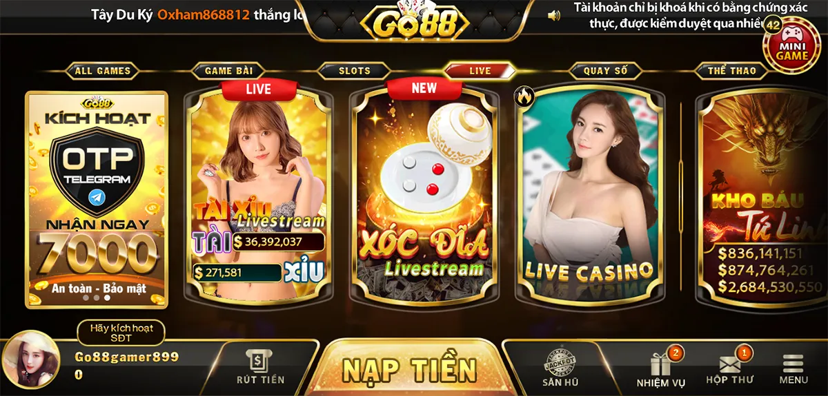 Chia sẻ chung về sản phẩm cược Live Casino Go88