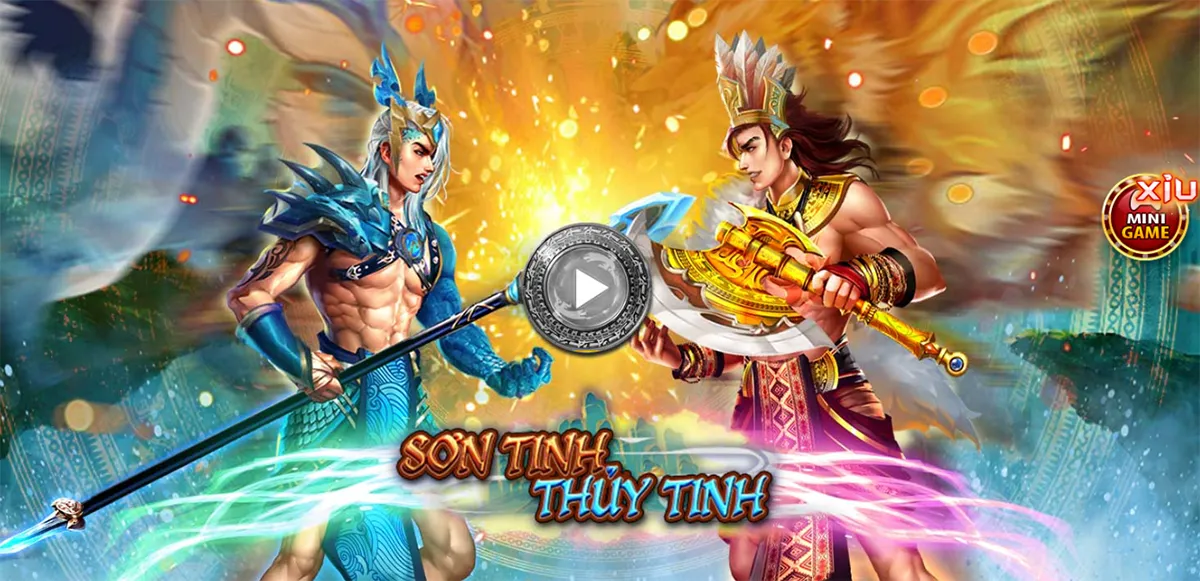 Trải nghiệm đồ hoạ núi non hùng vĩ trong slot game sơn tinh thuỷ tinh