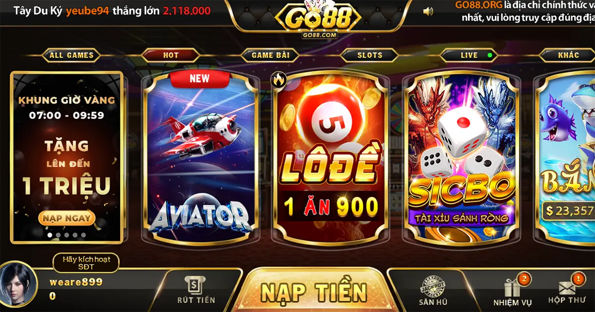 Lô đề 3 càng - Cược nhanh thắng nhanh tại Go88 club