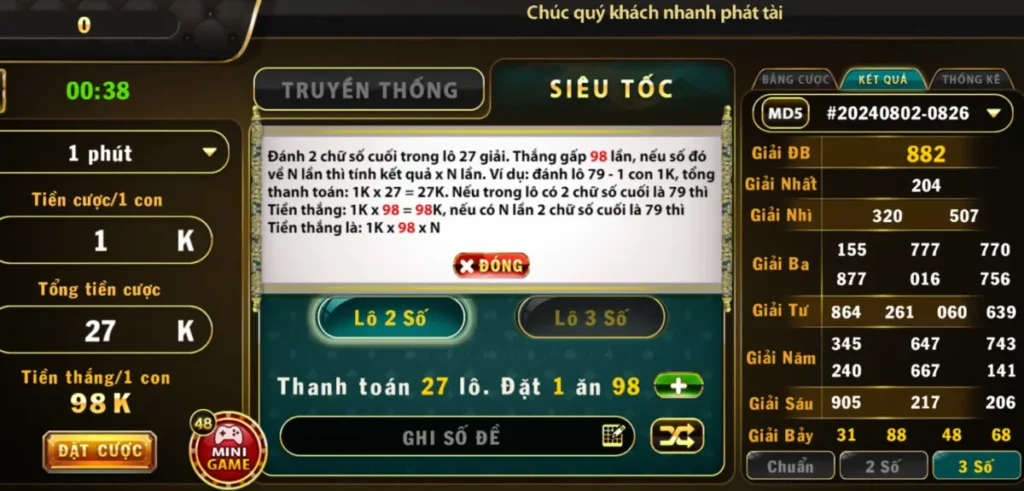 Hướng dẫn tính tiền thắng cược khi chơi lô trượt