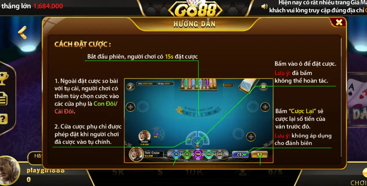 Mẹo chơi game Xì dách tại Go88 đỉnh cao